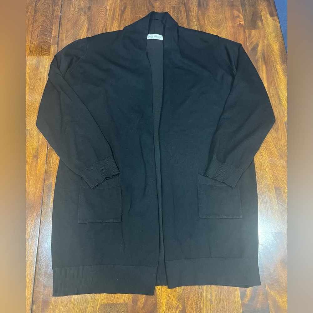 Grace Karin | Essential Solid Open Front Long Kni… - image 3